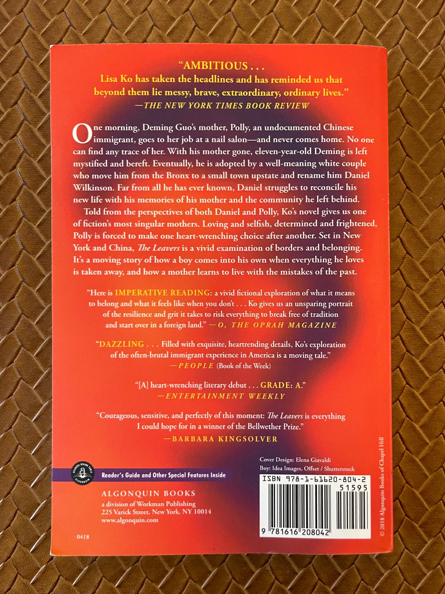 The Leavers by Lisa Ko (Paperback)