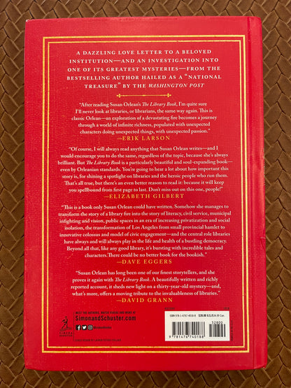 The Library Book by Susan Orlean (Hardcover)