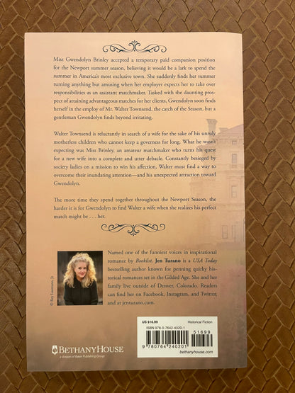 The Matchmakers #1: A Match in the Making by Jen Turano (Paperback)