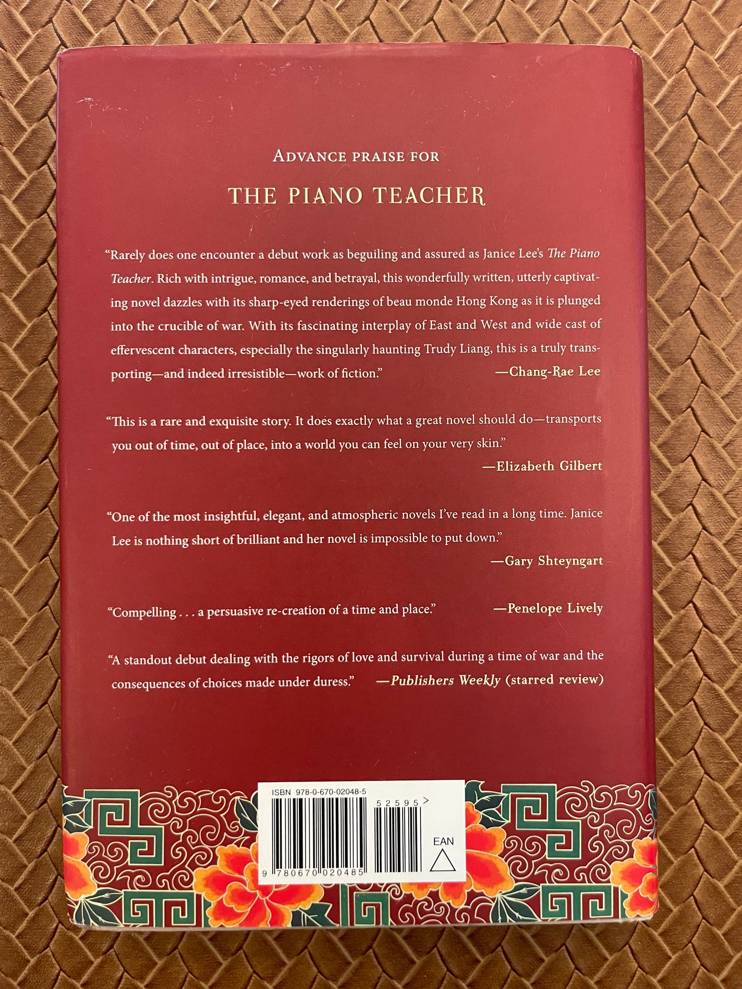 The Piano Teacher by Janice Y. K. Lee (Hardcover)