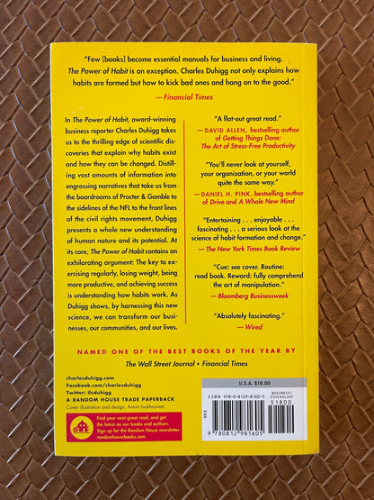 The Power of Habit: Why We Do What We Do in Life and Business by Charles Duhigg (Paperback)