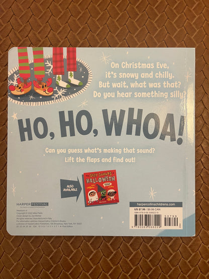 Lift-the-Flap: The Silly Sounds of Christmas by Mike Petrik (Board Book - New)