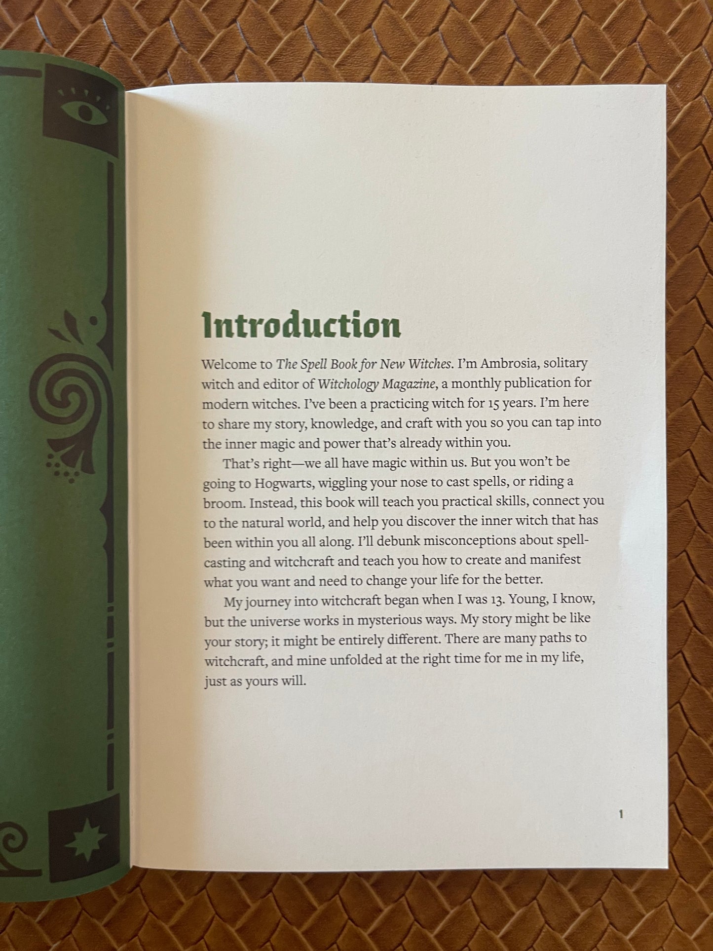 The Spell Book for New Witches: Essential Spells to Change Your Life by Ambrosia Hawthorn (Paperback)