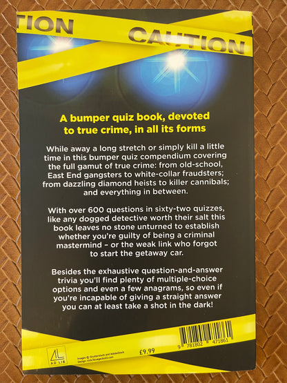 The True Crime Quiz Book by Chris Alan (Paperback)