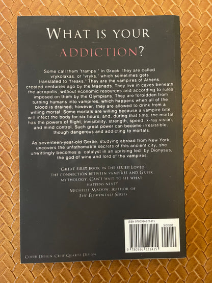 The Vampires of Athens #1: Vampire Addiction by Eva Pohler (Paperback)