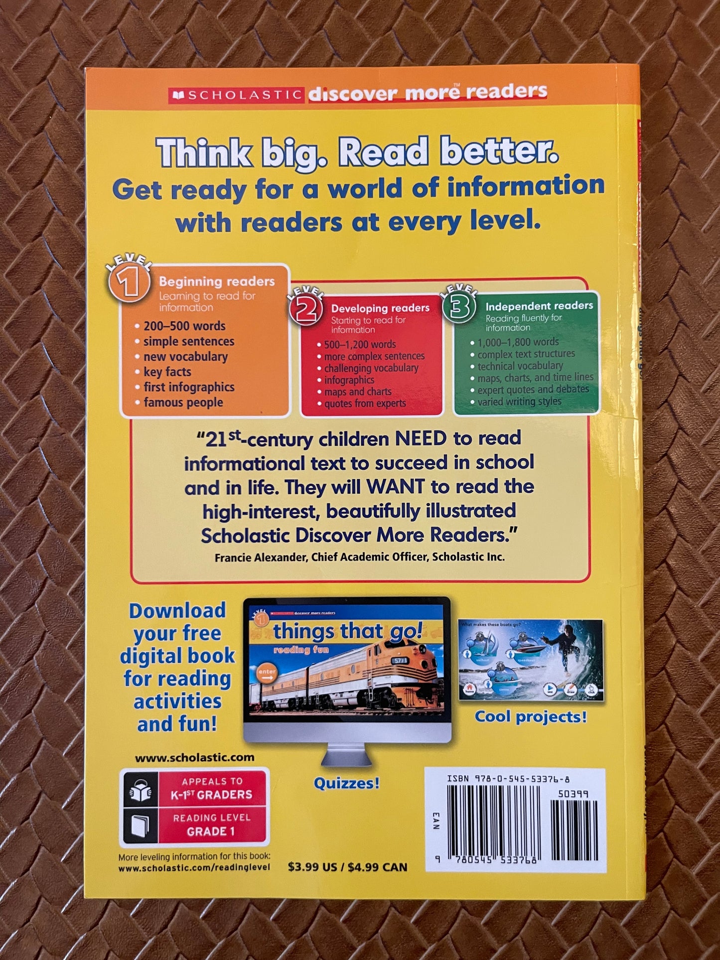 Things That Go! (Scholastic Discover More Reader Level 1) by James Buckley (Paperback)