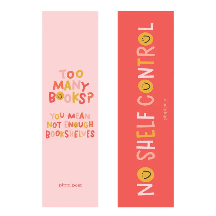 Too Many Books Bookmark Set
