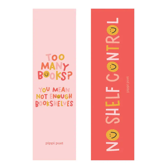 Too Many Books Bookmark Set