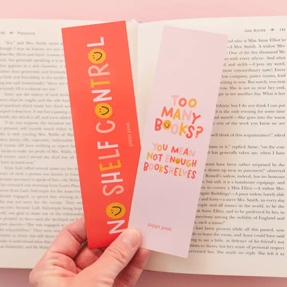 Too Many Books Bookmark Set