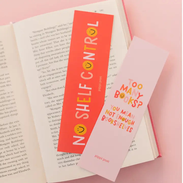 Too Many Books Bookmark Set