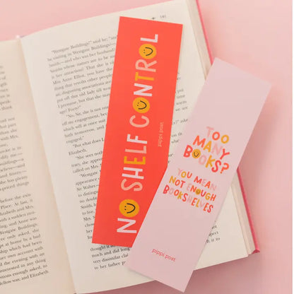 Too Many Books Bookmark Set