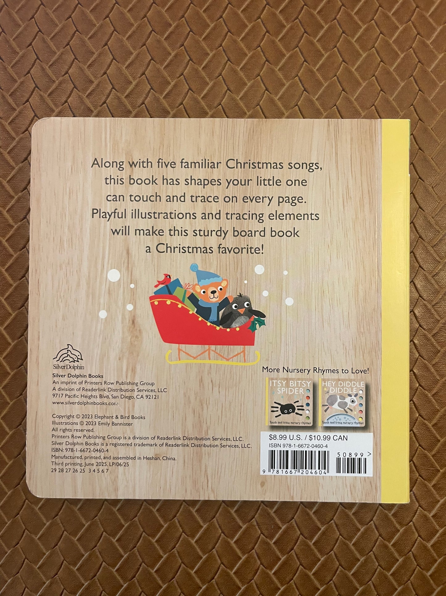 Touch and Trace Nursery Rhymes: Jingle Bells by Dolphin Books (Board Book - New)