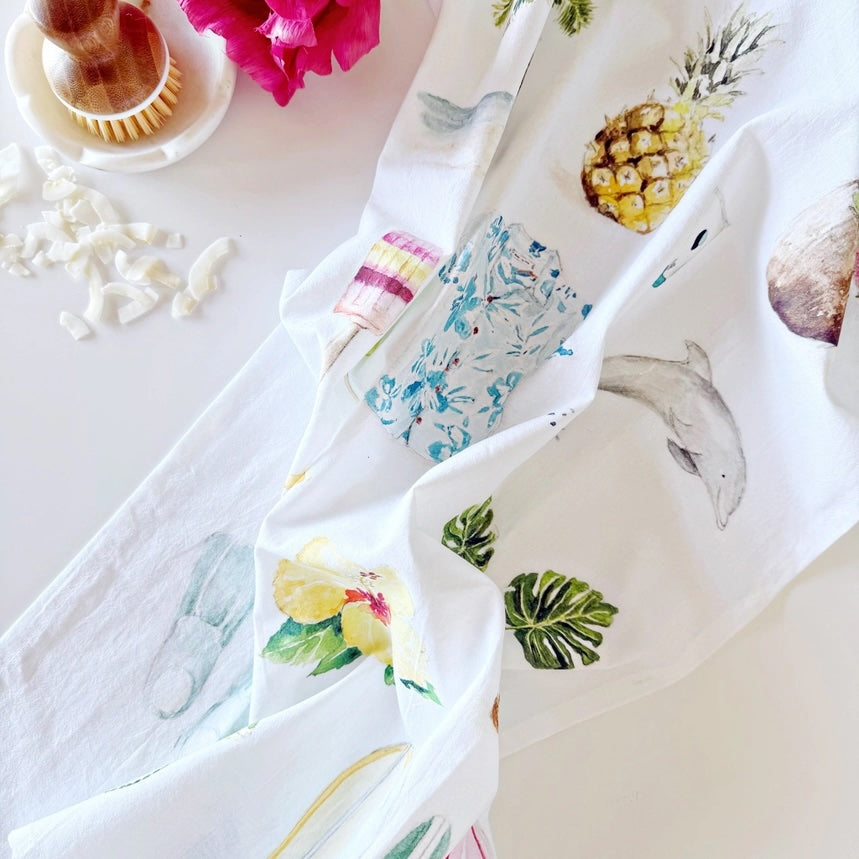 Tropical Tea Towel
