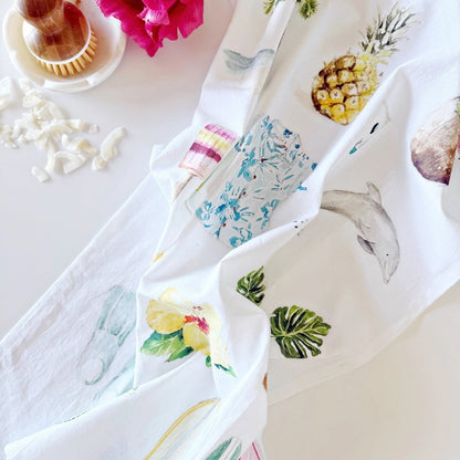 Tropical Tea Towel