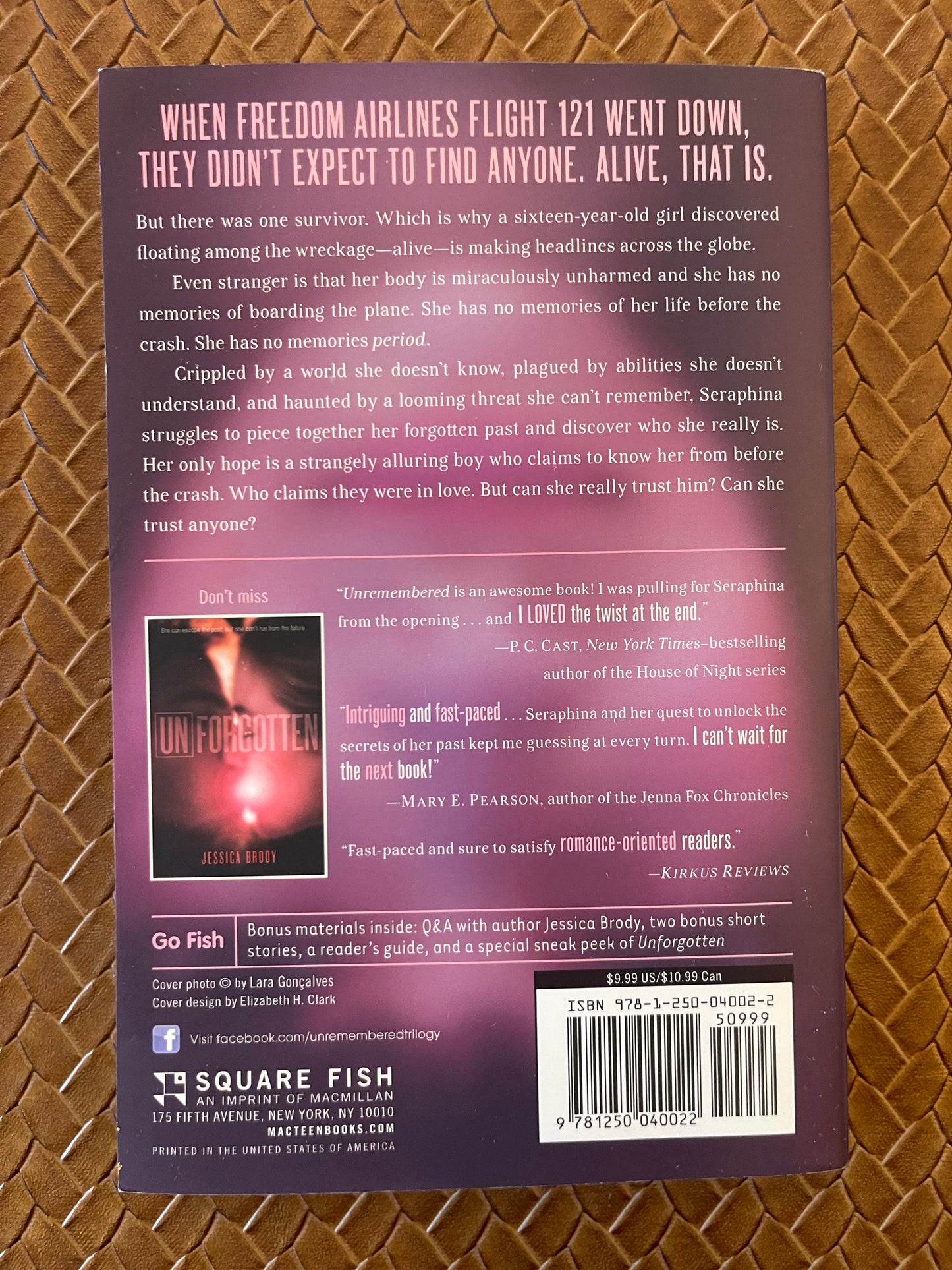 Unremembered #1: Unremembered by Jessica Brody (Paperback)
