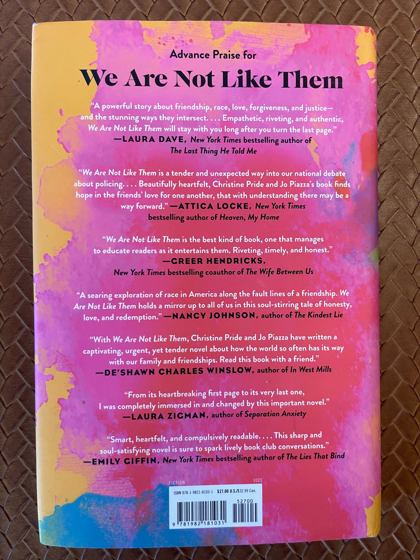 We Are Not Like Them by Christine Pride, Jo Piazza (Hardcover)