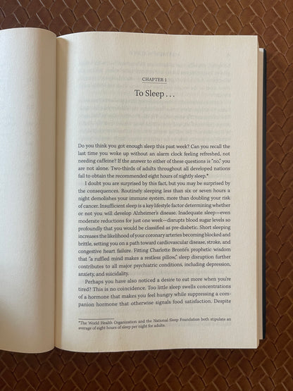 Why We Sleep: Unlocking the Power of Sleep and Dreams by Matthew Walker PhD (Hardcover)