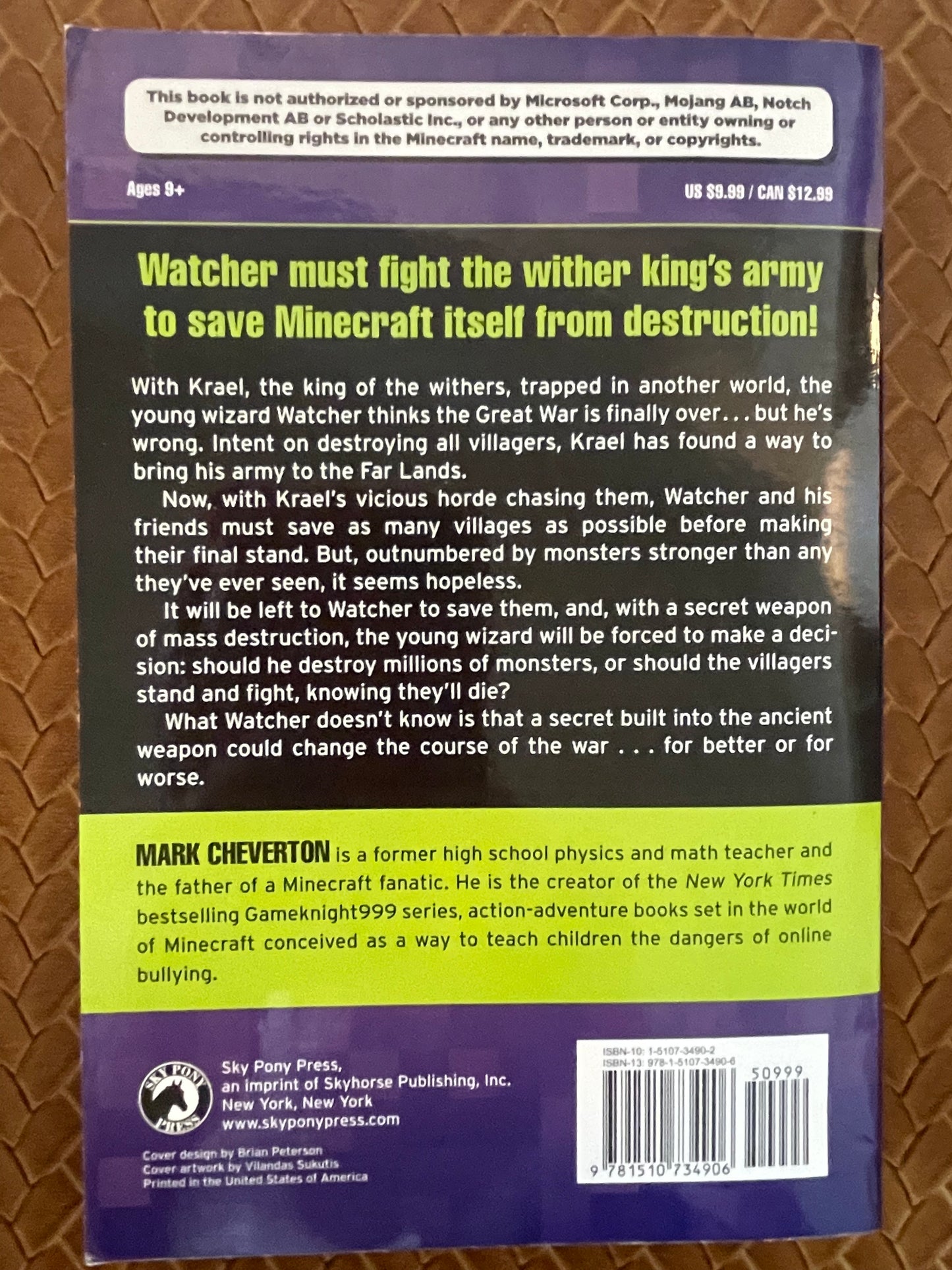 Wither War, Minecraft Far Land Series #2 #3: The Wither Invasion by Mark Cheverton (Paperback)