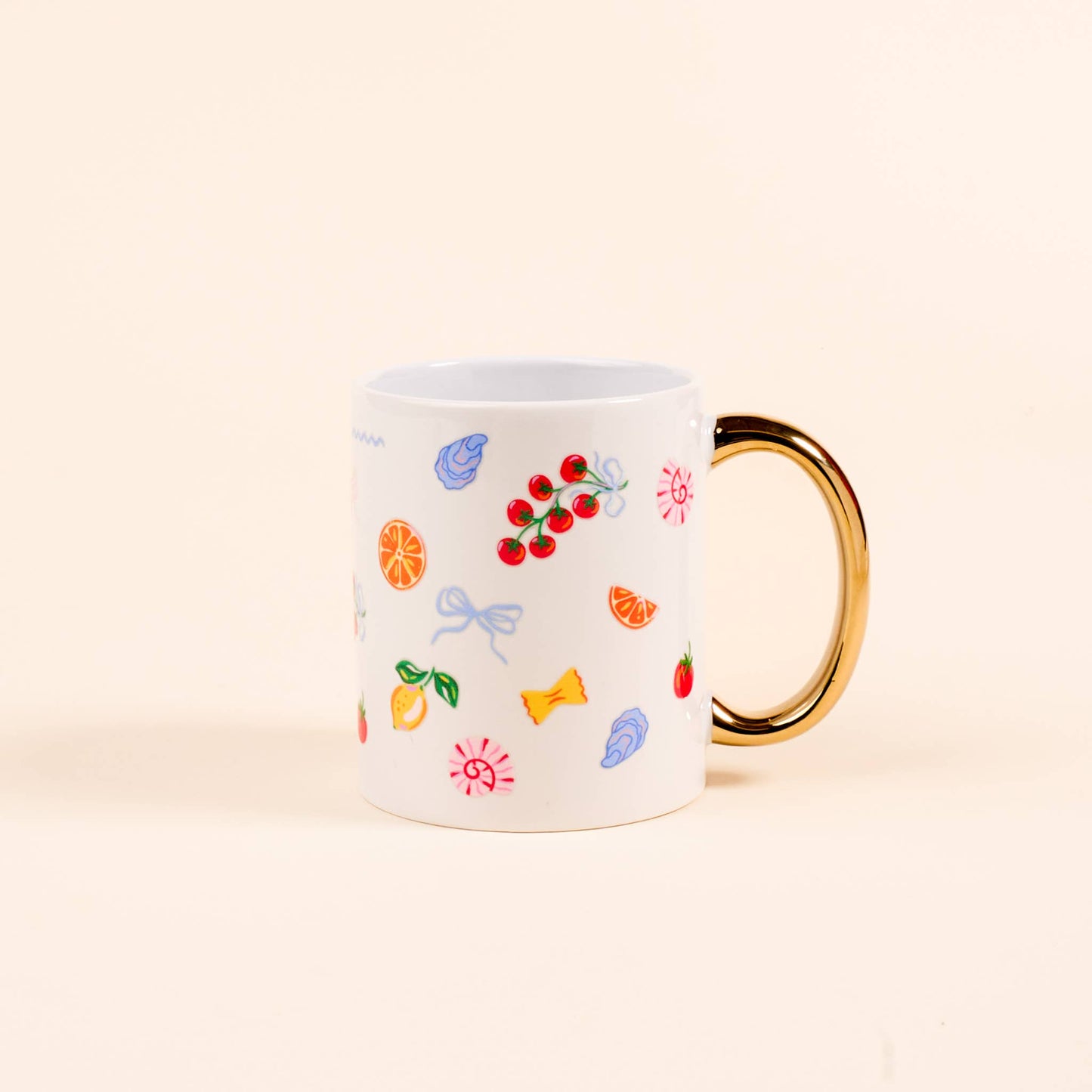 11 oz Cozy Cute Ceramic Mug: Book Shelfie