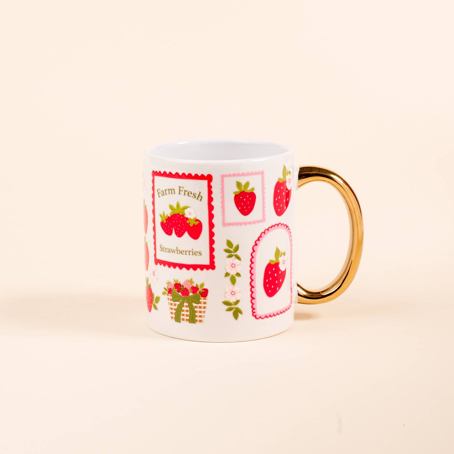 11 oz Cozy Cute Ceramic Mug: Book Shelfie