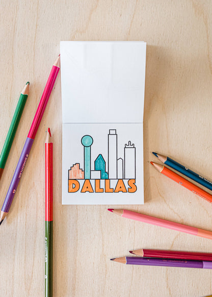 Tiny Texas Mini-Coloring Book