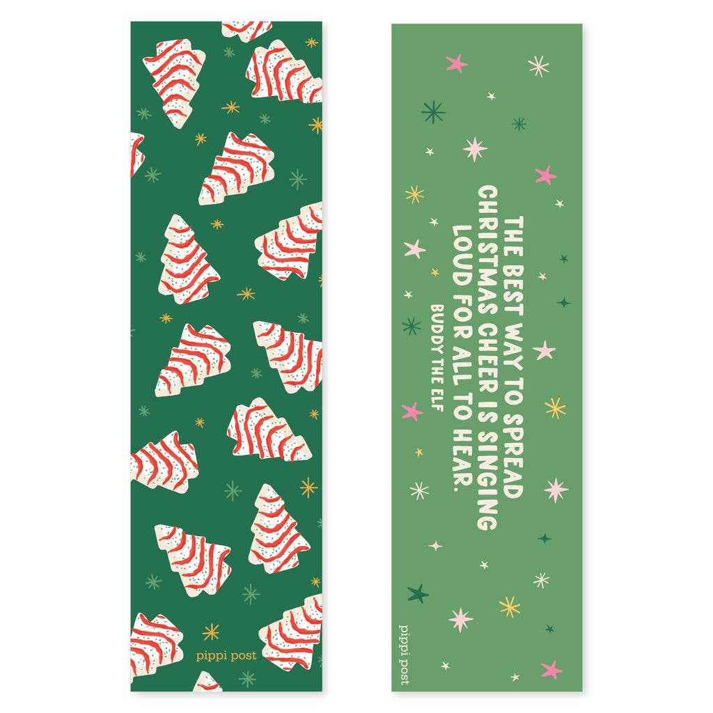 Christmas Tree Cakes Bookmark Set