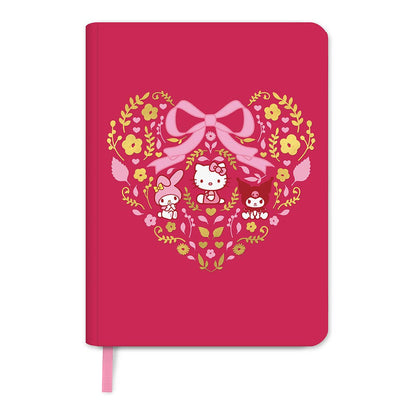 Hello Kitty & Friends Hearts and Flowers Casebound Notebook