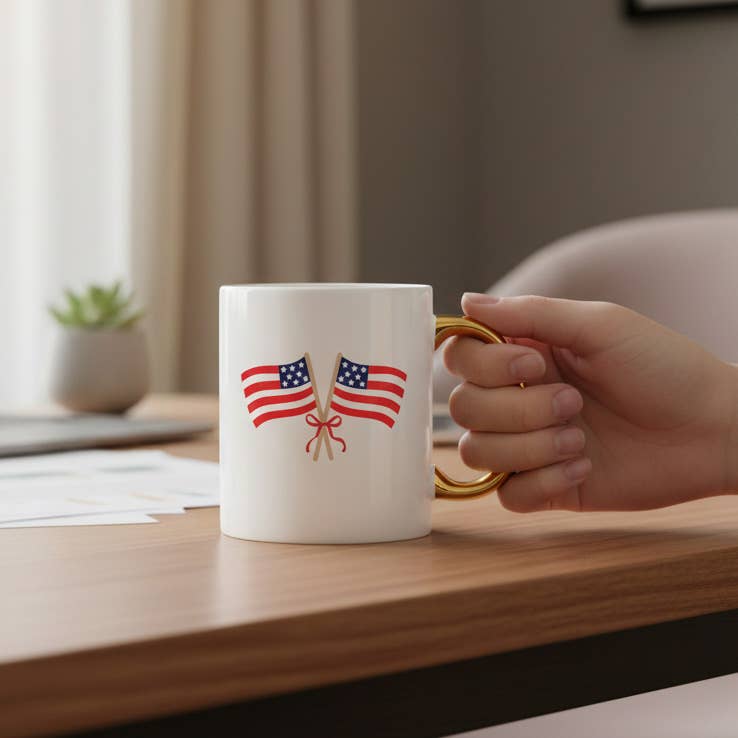 11 oz Cozy Cute Ceramic Mug: Book Shelfie
