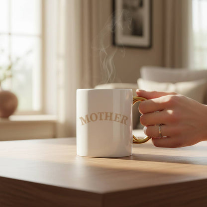 11 oz Cozy Cute Ceramic Mug: Book Shelfie