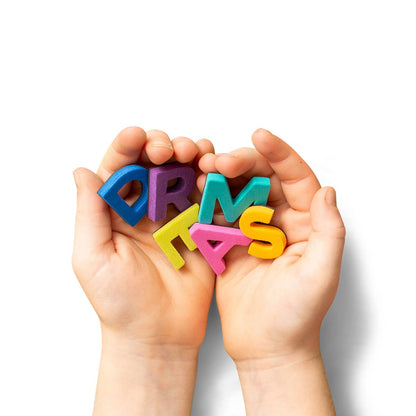 1" 200pc Rainbow Story Magnetic Letters