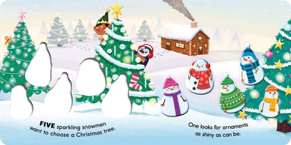 Five Sparkling Snowmen (Board Book - New)