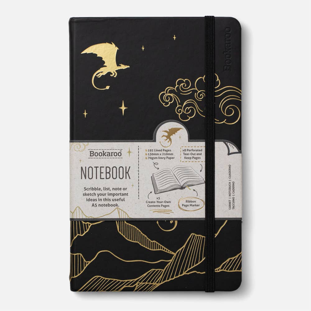 Bookaroo Fantasy Dragon Stationery: A5 Journal