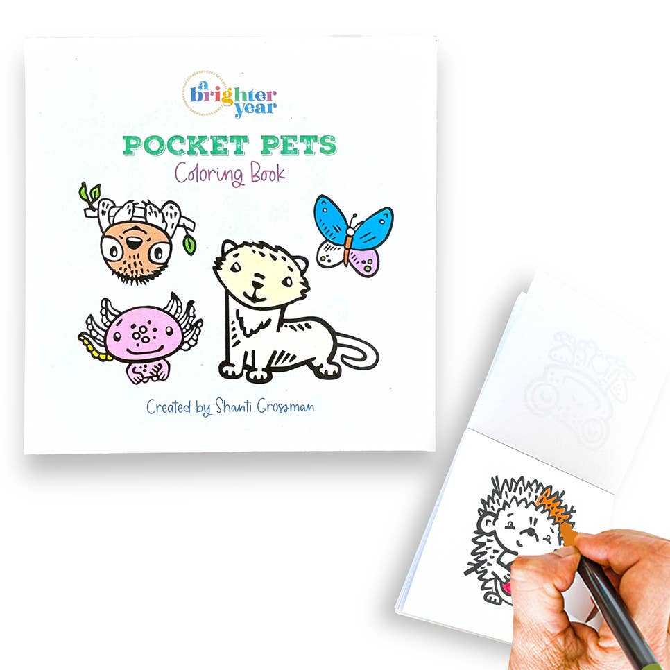 Pocket Pets Mini-Coloring Book