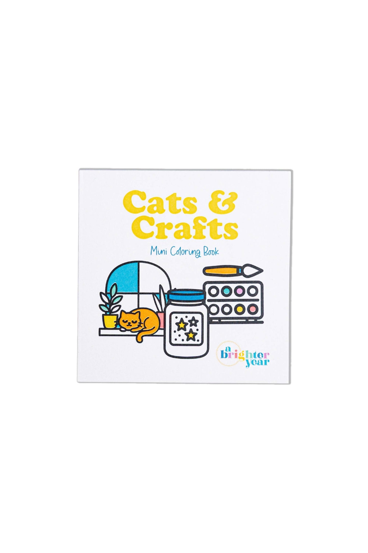Cats & Crafts Mini-Coloring Book