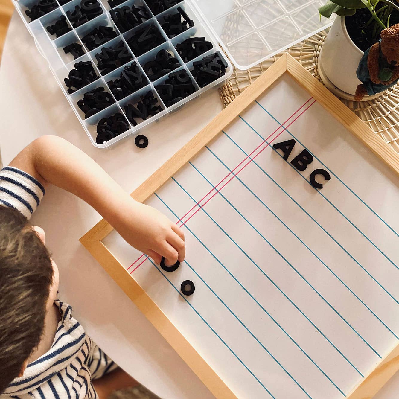 15x15 Magnetic Notebook Whiteboard for Back to School