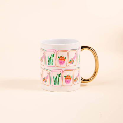 11 oz Cozy Cute Ceramic Mug: Book Shelfie