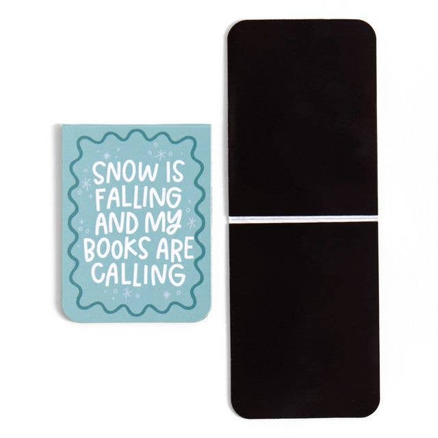 Merry Bookmas Christmas Magnetic Bookmarks Set of 4