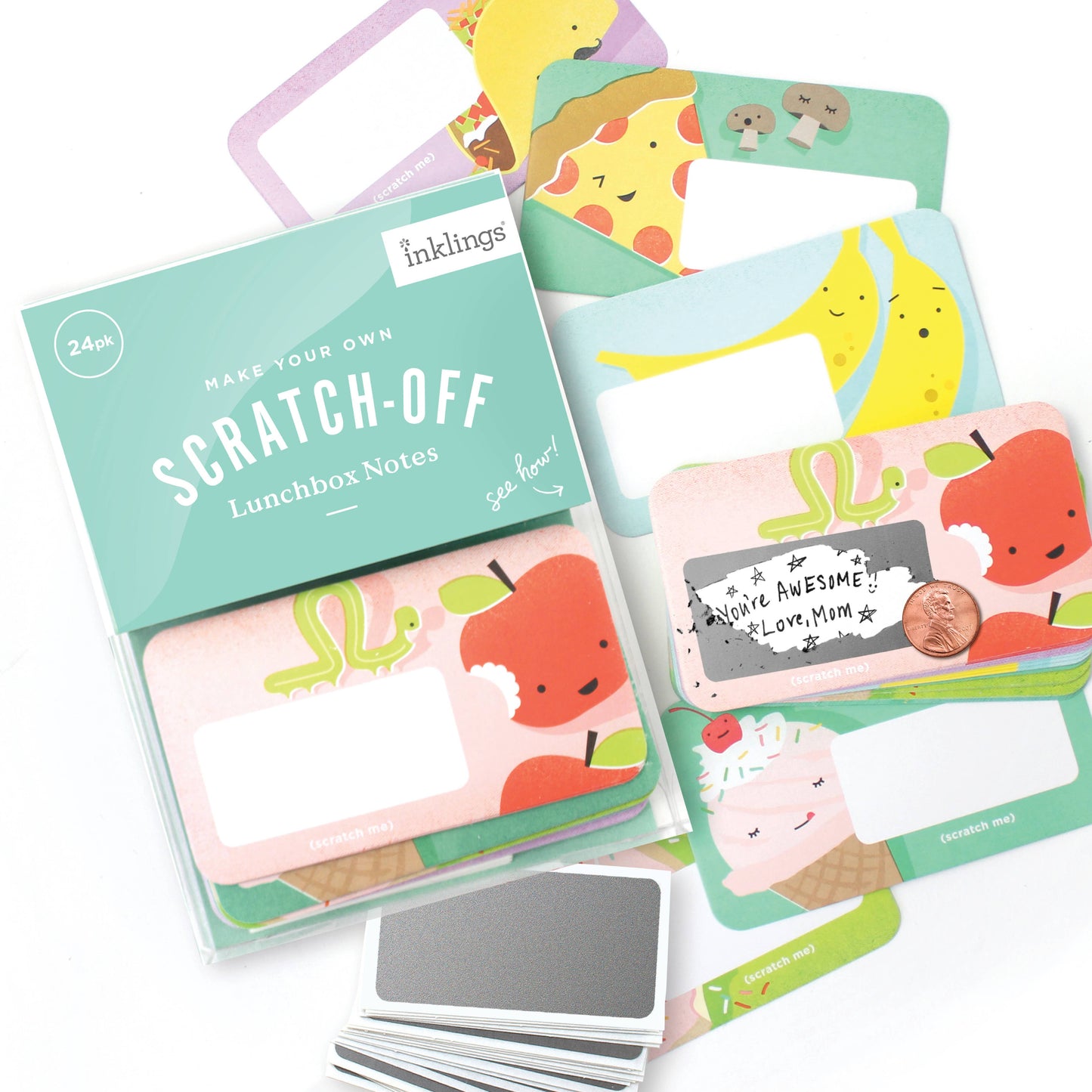 Scratch-off Lunchbox Notes - Lunch Friends